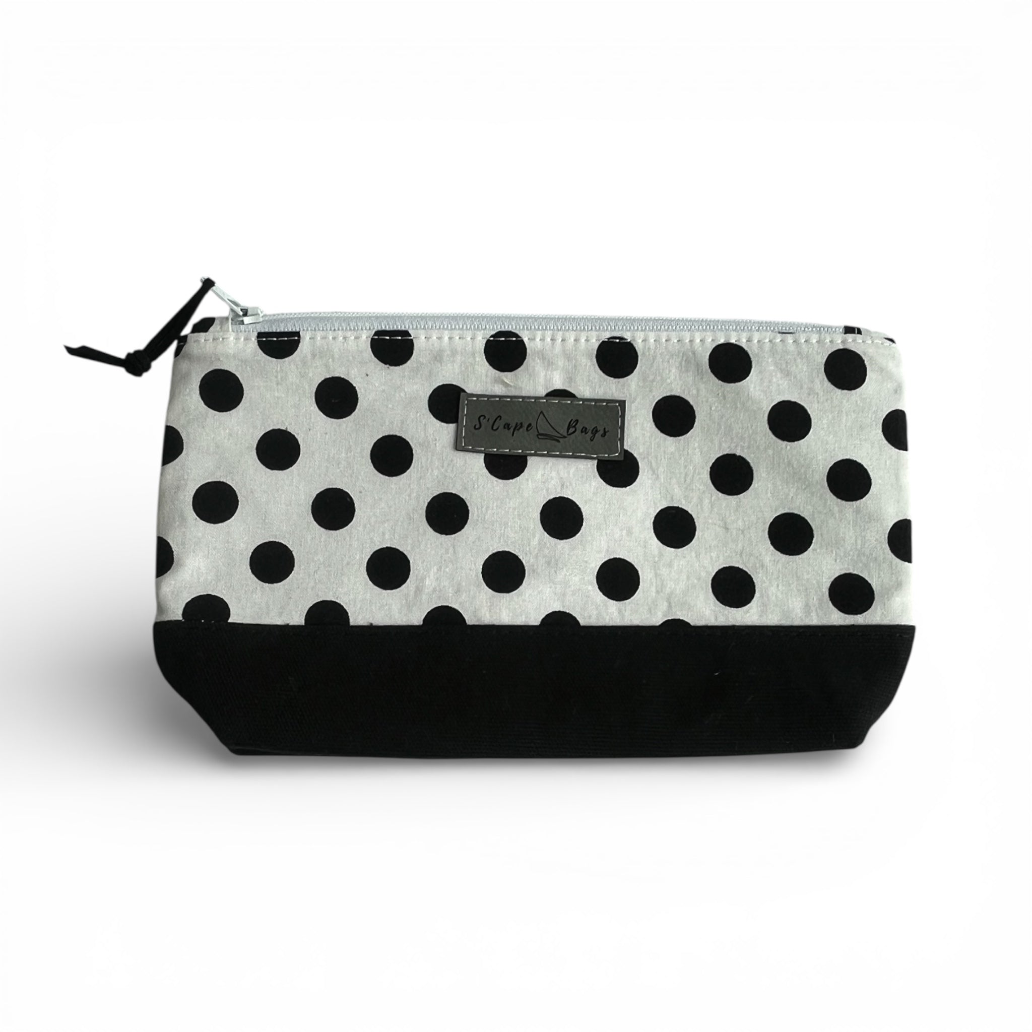 Black Polka Dot South Cape Bag
