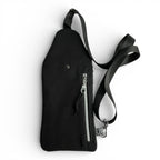 Black & White Swirl Truro Travel Sling Bag