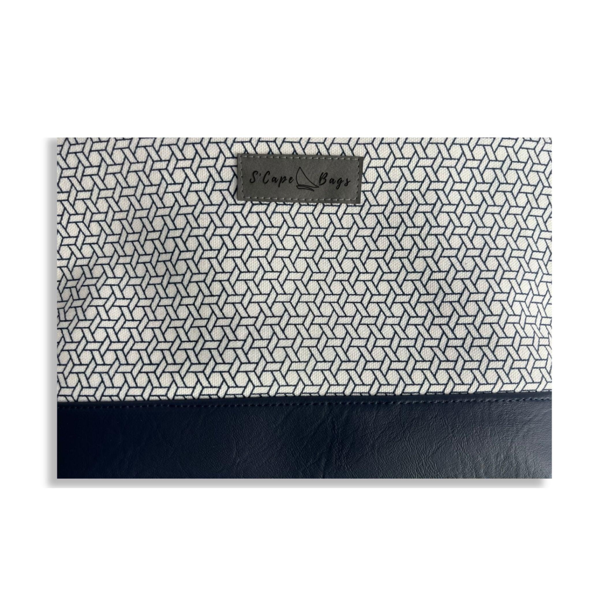 Deluxe Blue Geo South Cape Bag