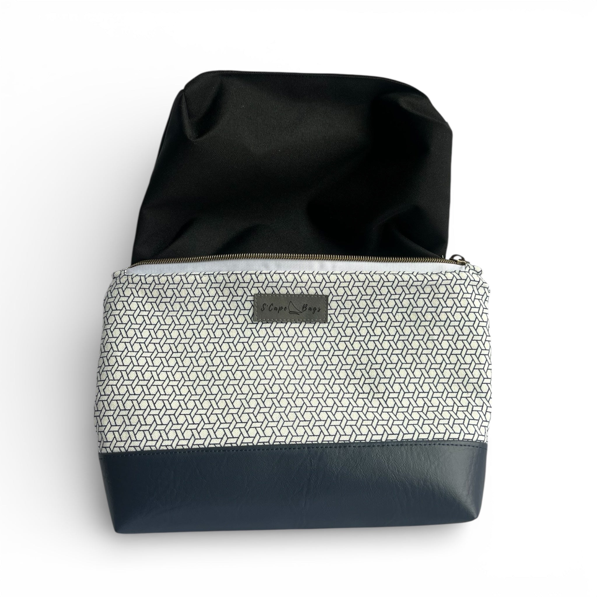 Deluxe Blue Geo South Cape Bag