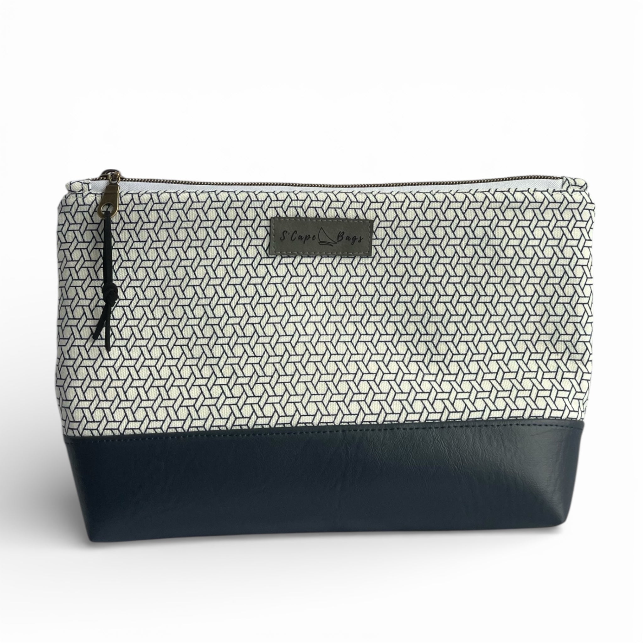 Deluxe Blue Geo South Cape Bag