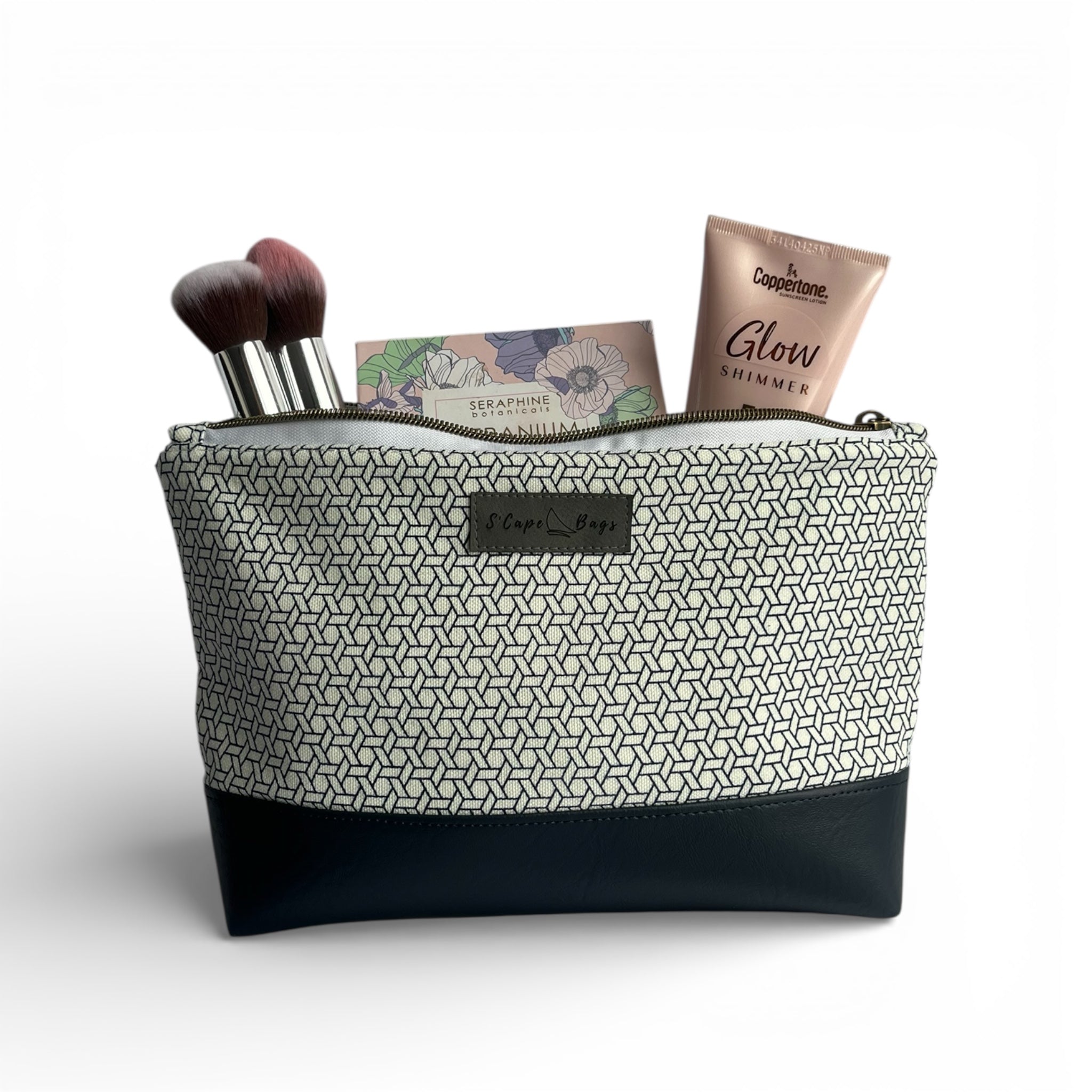 Deluxe Blue Geo South Cape Bag