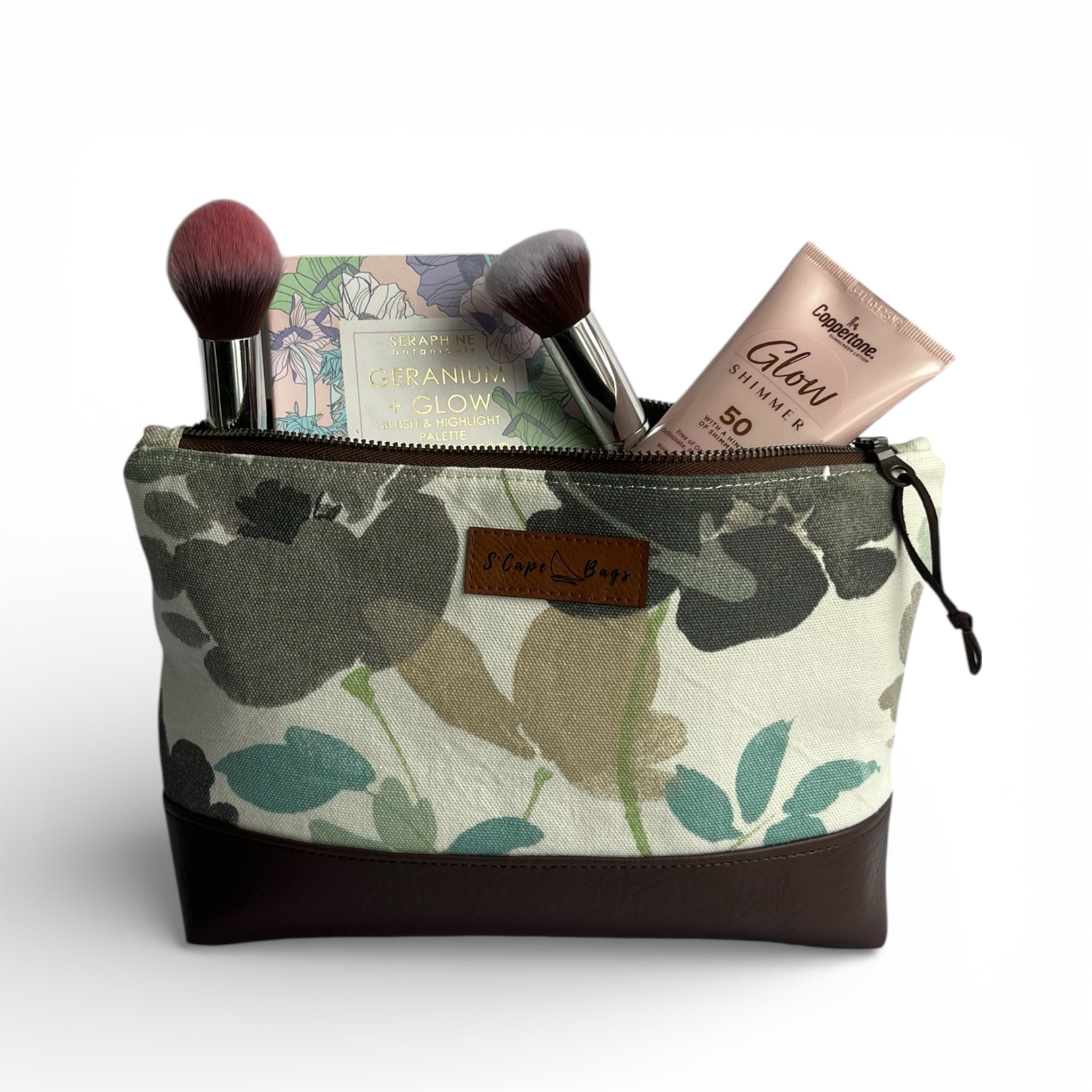 Deluxe Earth Tone Blossom South Cape Bag