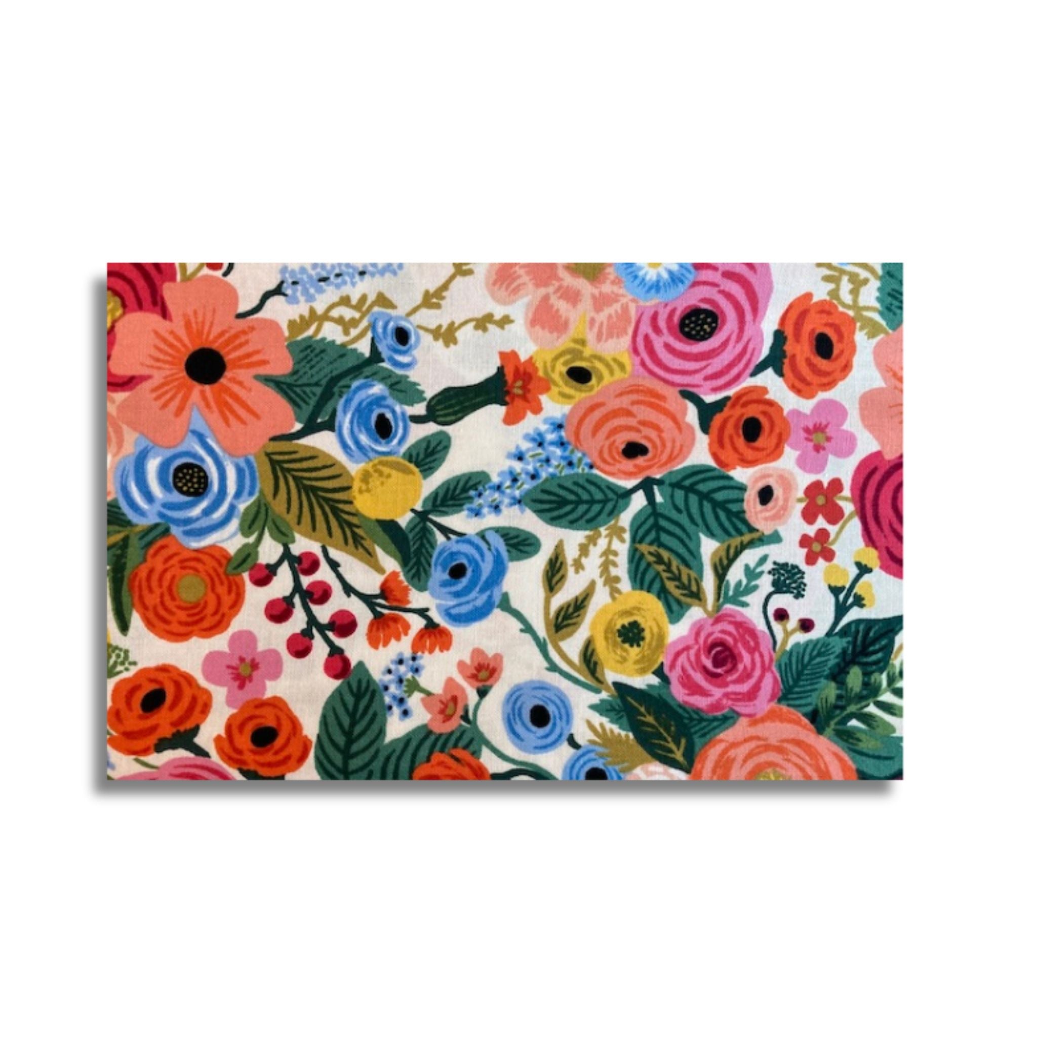 Garden Party Cream Mayflower Wristlet