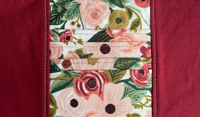 Garden Party Rose Mayflower Wristlet