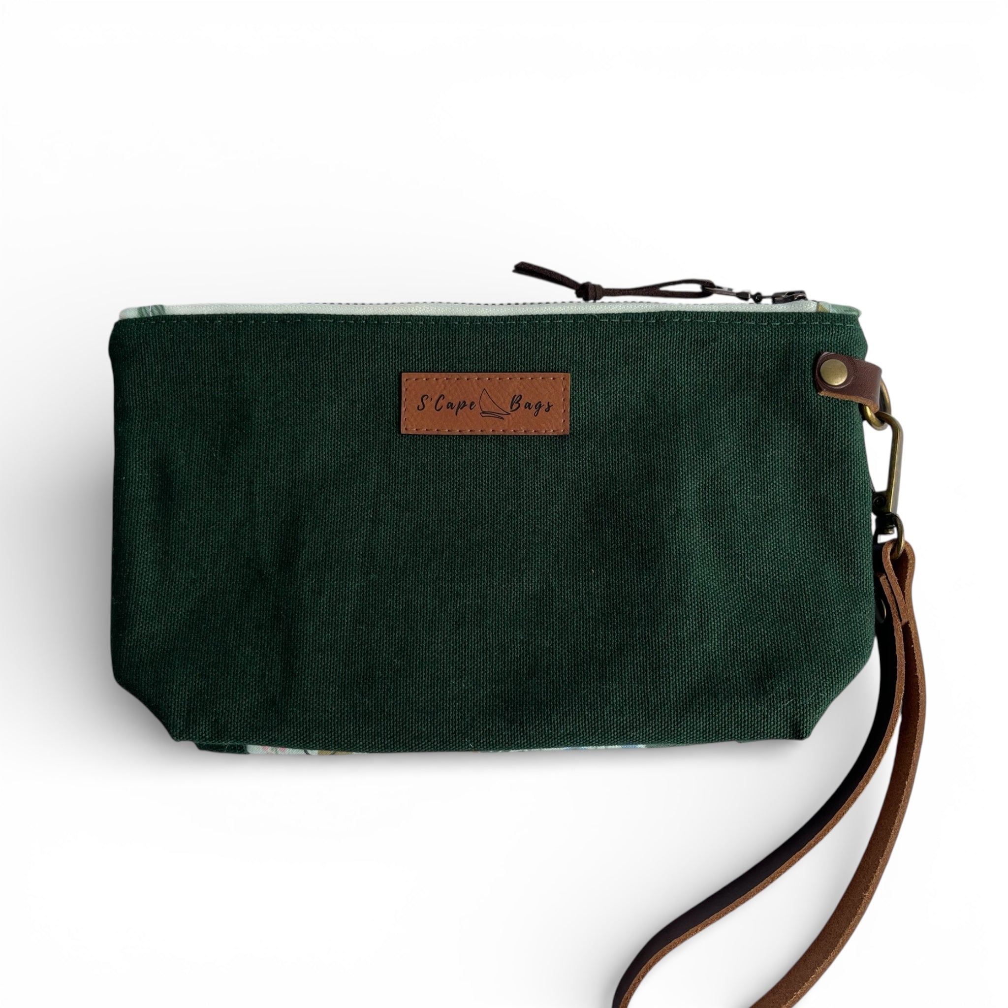 Garden Party Cream Mayflower Wristlet