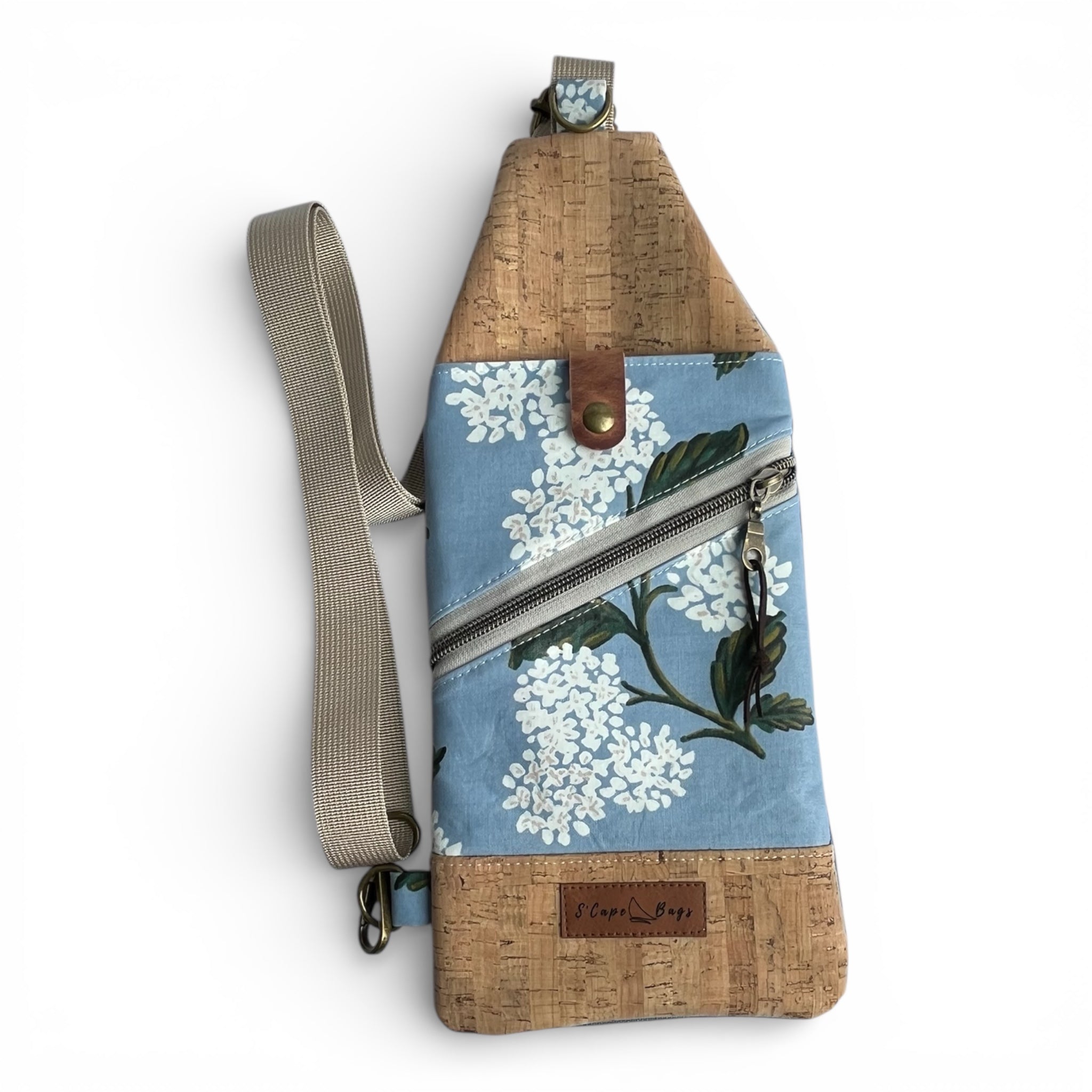 Hydrangea Truro Travel Sling Bag