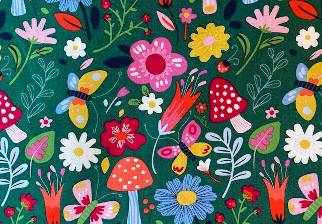 Mushroom Floral print