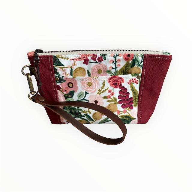 Garden Party Rose Mayflower Wristlet