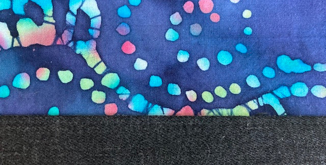 Multicolor dotted swirls pattern