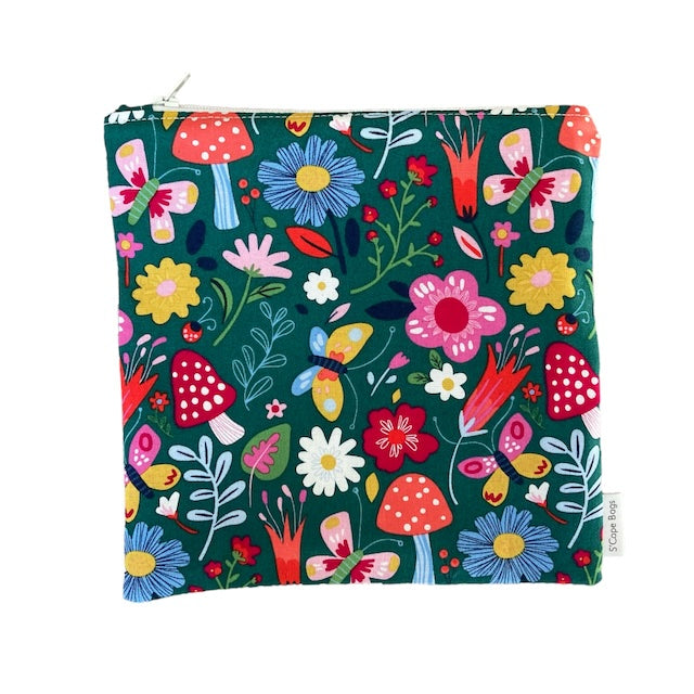 Mushroom Floral Sandwich Eco Bag