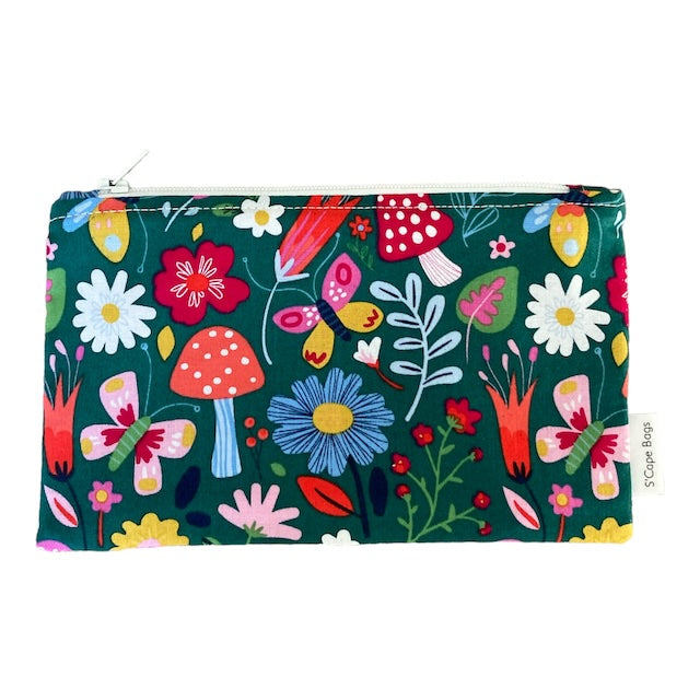 Mushroom Floral Snack Eco Bag