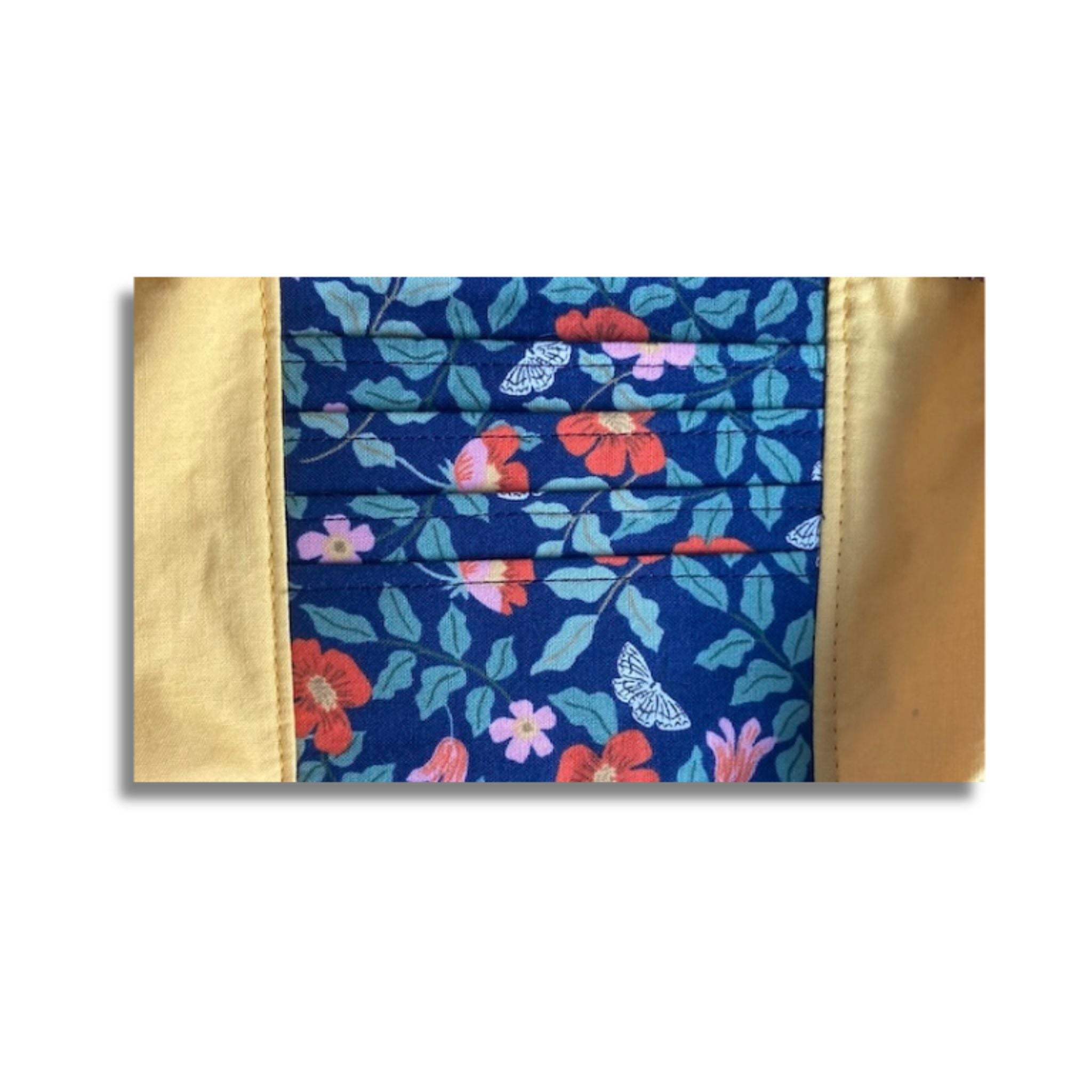 Primrose Navy Mayflower Wristlet