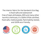 Starry Blue Sandwich Eco Bag
