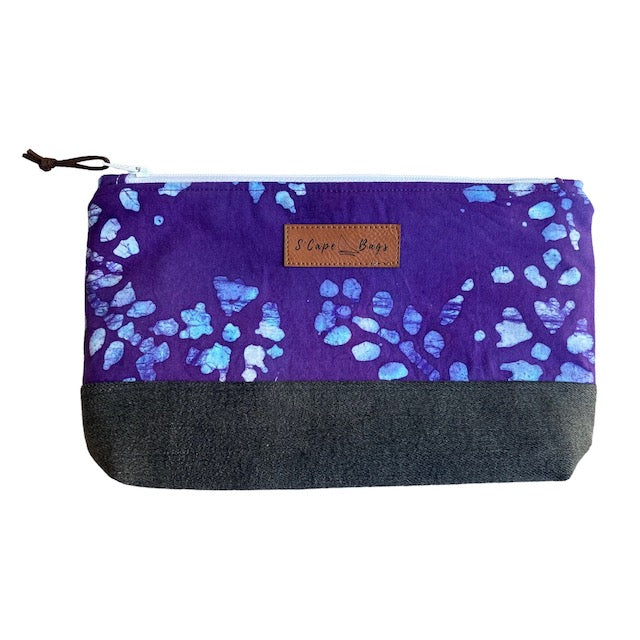  Purple Blue Batik South Cape Bag