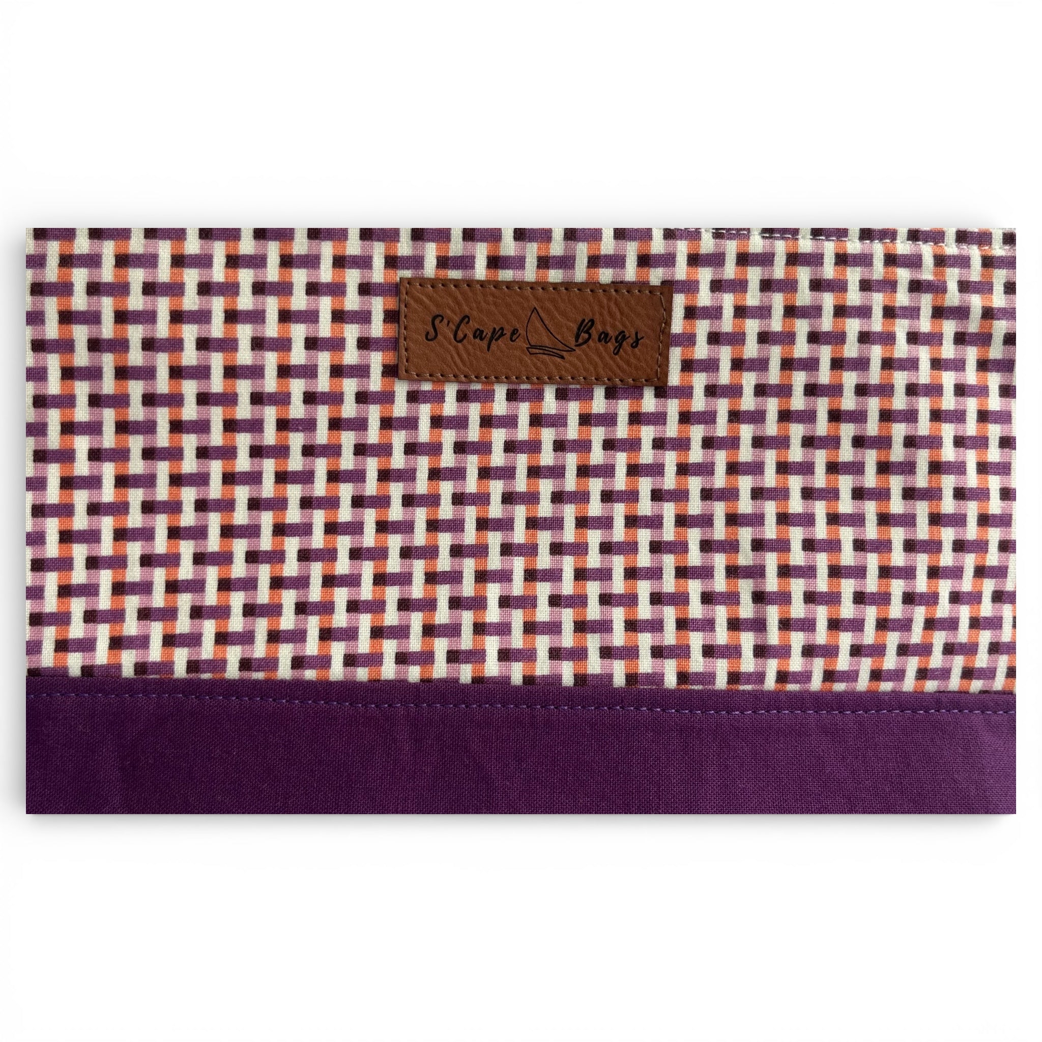 Purple & Orange Weave South Cape Bag