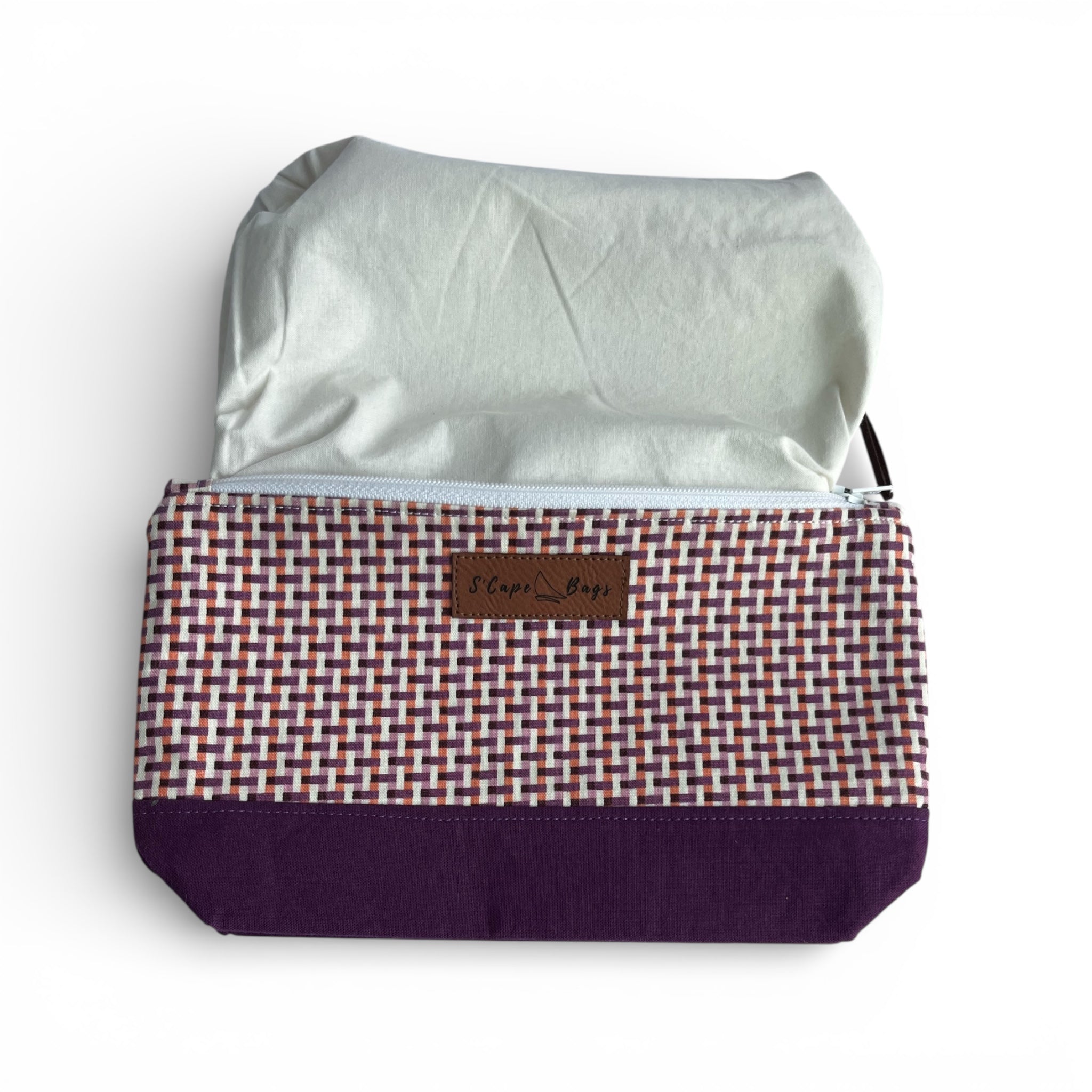 Purple & Orange Weave South Cape Bag