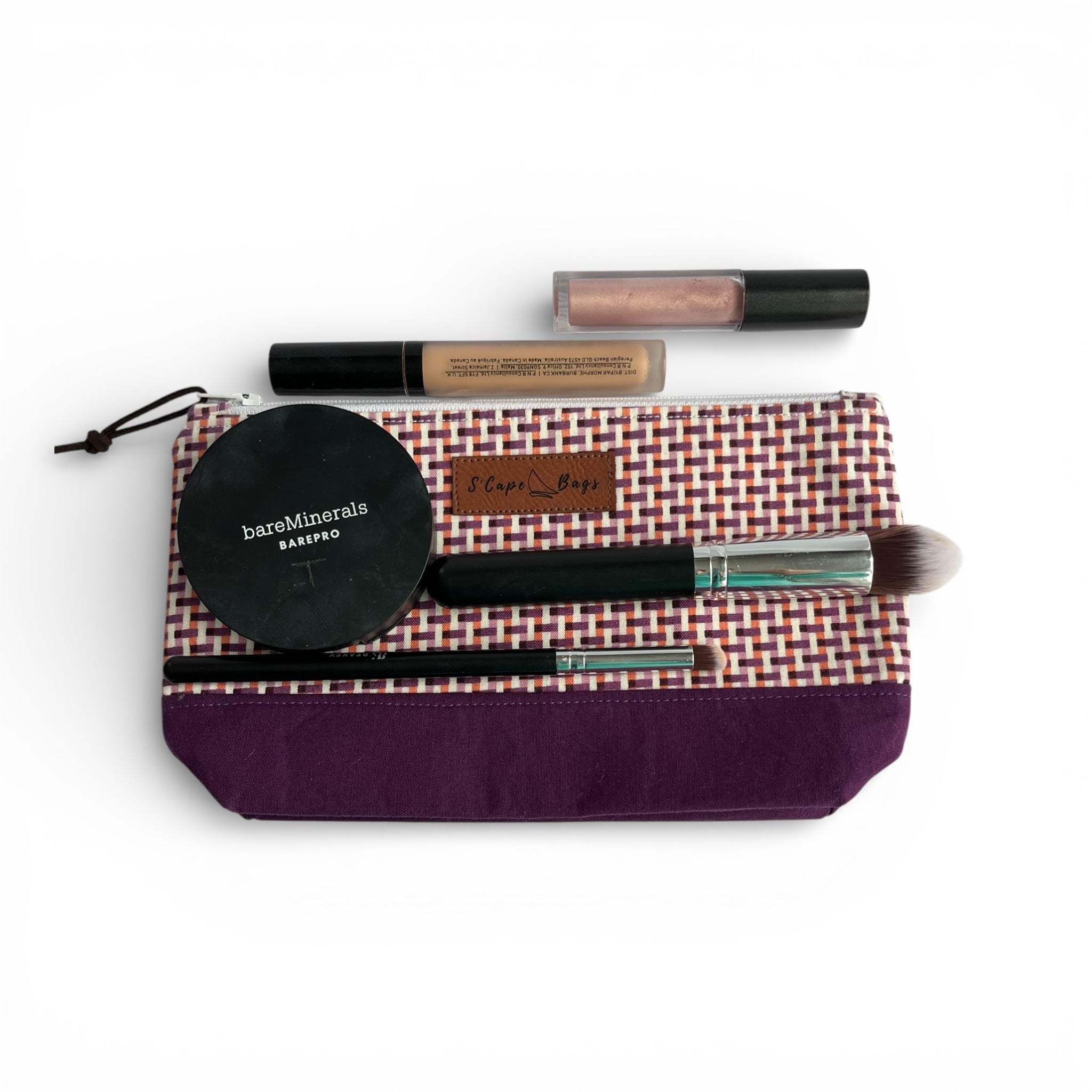 Purple & Orange Weave South Cape Bag