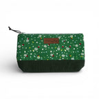 Snowflakes on Green South Cape Bag