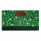 Snowflakes on Green South Cape Bag