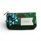 Snowflakes on Green South Cape Bag