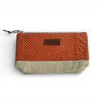 Tangerine & White Dotted South Cape Bag