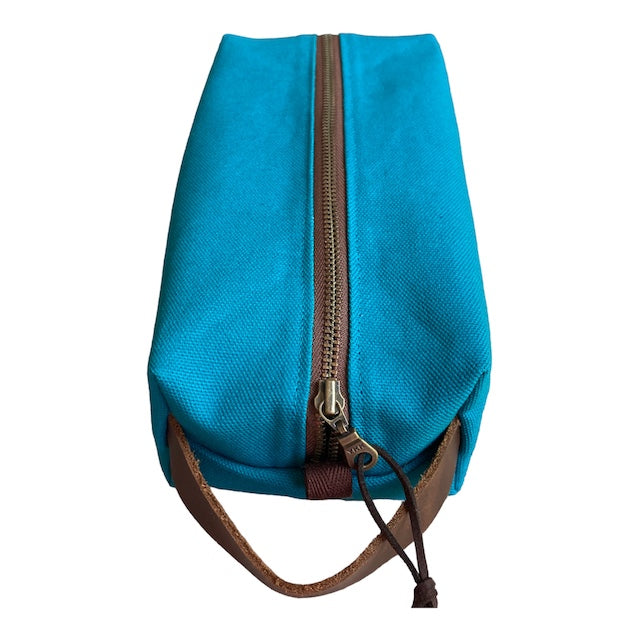 Teal Orleans Artist Bag top view