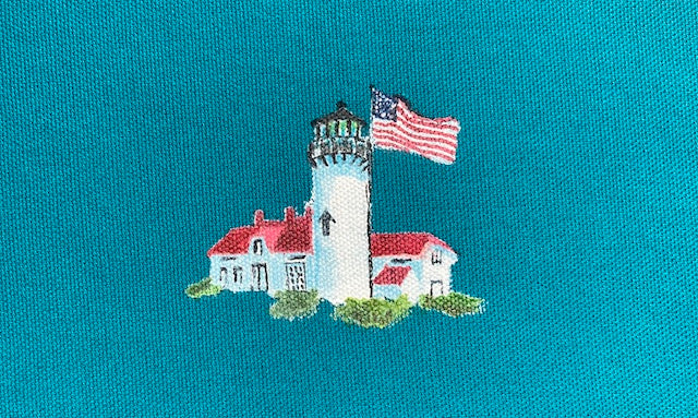 Teal Orleans Artist Bag Chatham Light house