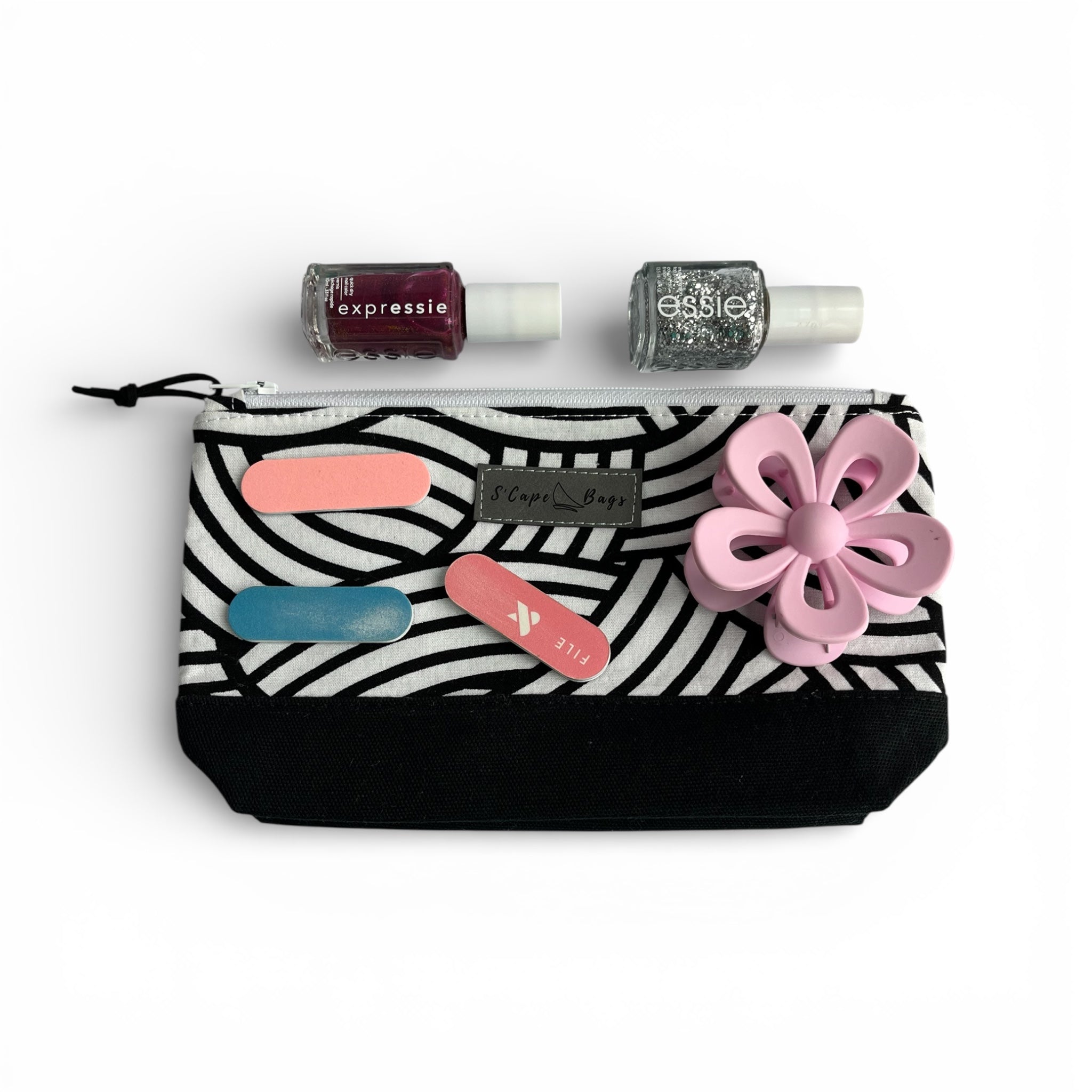 White & Black South Cape Bag