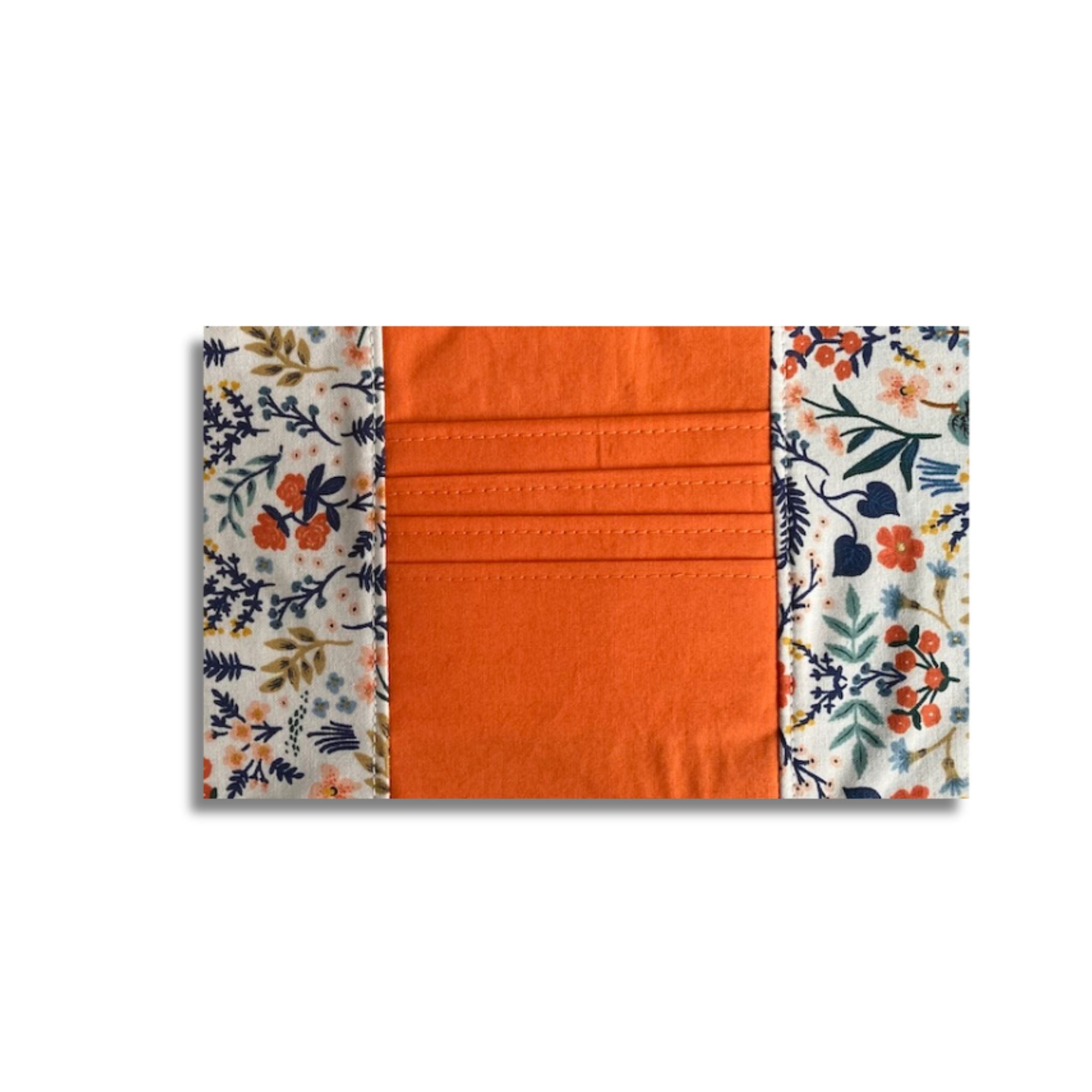 Wildwood Orange Mayflower Wristlet