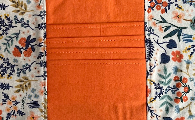 Wildwood Orange Mayflower Wristlet