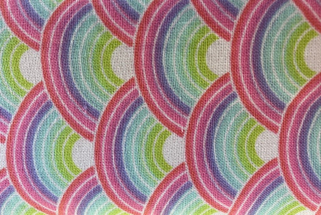 Pastel rainbow print